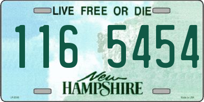 NH license plate 1165454