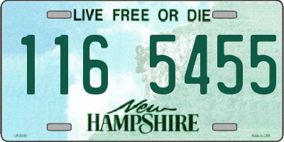 NH license plate 1165455