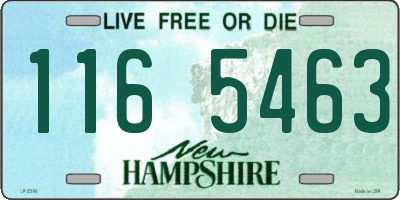 NH license plate 1165463
