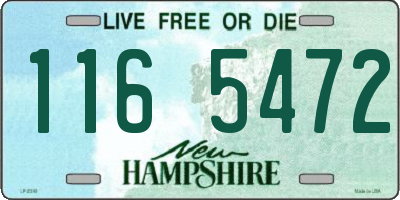 NH license plate 1165472