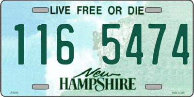 NH license plate 1165474
