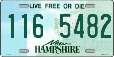 NH license plate 1165482
