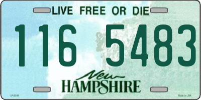 NH license plate 1165483