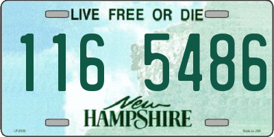 NH license plate 1165486