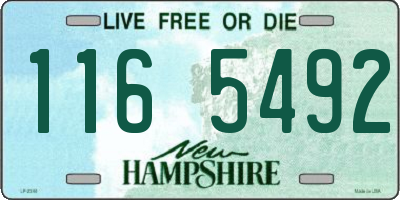 NH license plate 1165492