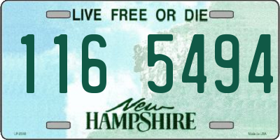 NH license plate 1165494