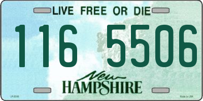 NH license plate 1165506