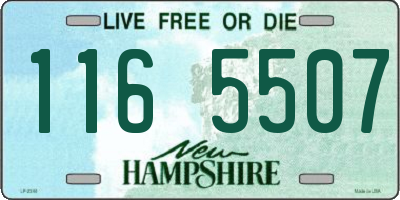 NH license plate 1165507