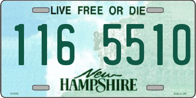 NH license plate 1165510