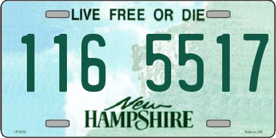 NH license plate 1165517