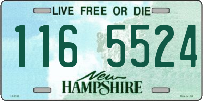 NH license plate 1165524