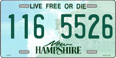 NH license plate 1165526
