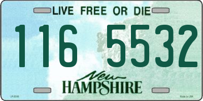 NH license plate 1165532