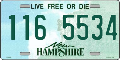 NH license plate 1165534
