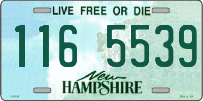 NH license plate 1165539