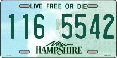 NH license plate 1165542