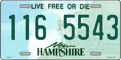 NH license plate 1165543