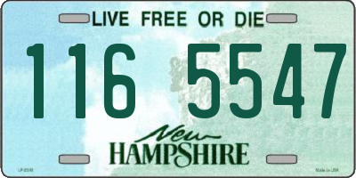 NH license plate 1165547