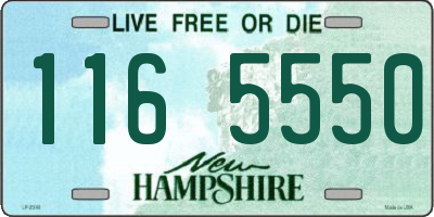 NH license plate 1165550