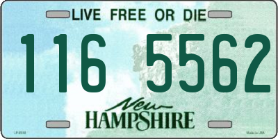 NH license plate 1165562