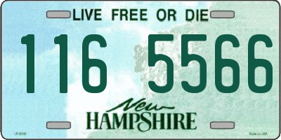 NH license plate 1165566
