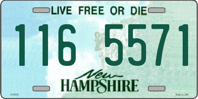 NH license plate 1165571