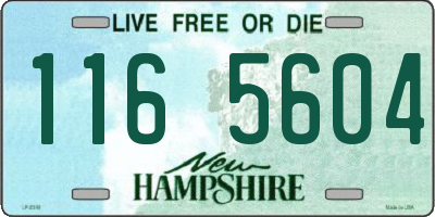 NH license plate 1165604