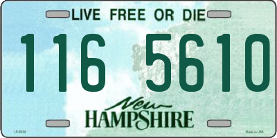 NH license plate 1165610