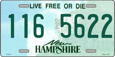 NH license plate 1165622