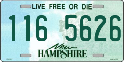 NH license plate 1165626