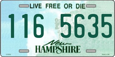 NH license plate 1165635