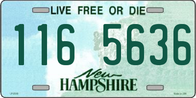 NH license plate 1165636