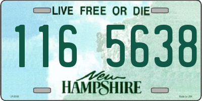 NH license plate 1165638