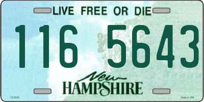 NH license plate 1165643