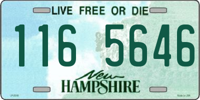 NH license plate 1165646