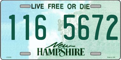 NH license plate 1165672
