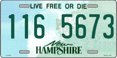 NH license plate 1165673