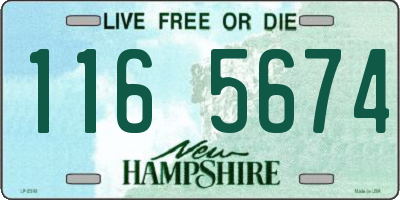 NH license plate 1165674
