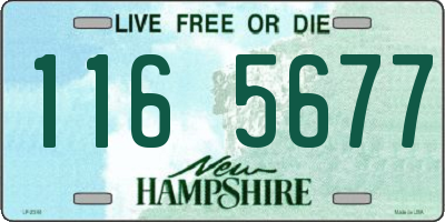 NH license plate 1165677