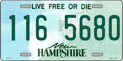 NH license plate 1165680