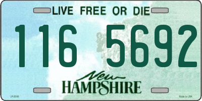 NH license plate 1165692