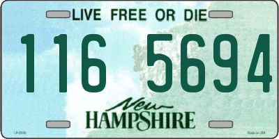NH license plate 1165694
