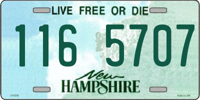 NH license plate 1165707