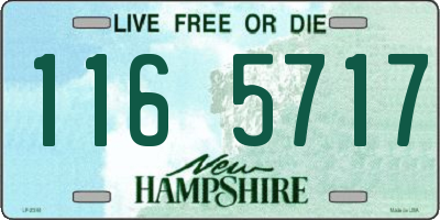 NH license plate 1165717
