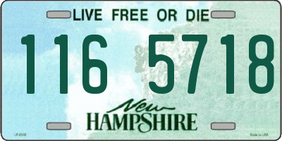 NH license plate 1165718