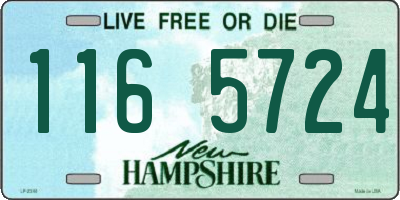 NH license plate 1165724