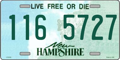 NH license plate 1165727