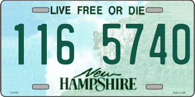 NH license plate 1165740
