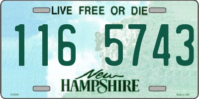 NH license plate 1165743