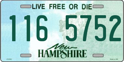 NH license plate 1165752
